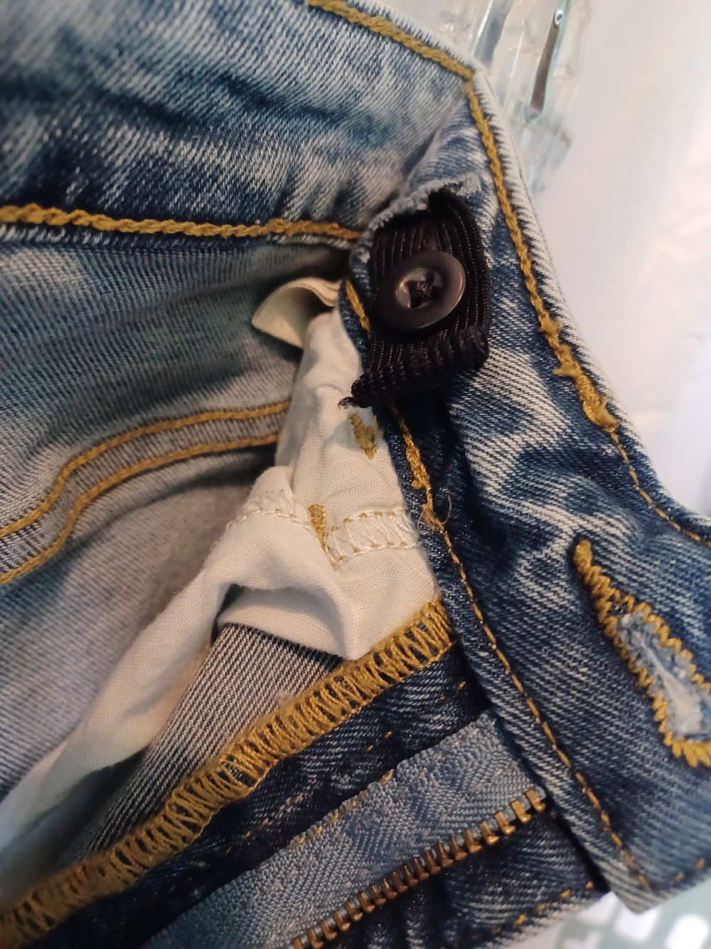 Art Class Girls Light Wash Blue Distressed Skinny Denim Jeans - Picture 8 of 10